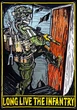 Баннер "Long Live The Infantry" (Да здравствует пехота) 900х600 мм - изображение 1