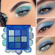 Палетка теней Gemini, 9 цветов, Blue Smoky, Color vibes - изображение 4