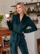 Домашняя одежда ISSA PLUS 13666 L зеленая (issa2007682318865) - изображение 4