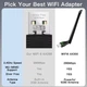 Wi-Fi 6 адаптер FENVI USB Adapter AX286 для ноутбука 2.4 ГГц до 286 Мбіт/с USB 2.0 Driver-Free - зображення 2