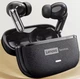 Бездротові Bluetooth навушники Lenovo LE208 для iPhone iOS Android Windows Вбудований мікрофон З захистом від вологи Шумозаглушенням ENC IPX5 BT 6 TYPE-C Hi-Fi 3D звук Black - зображення 5