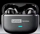Бездротові Bluetooth навушники Lenovo LE208 для iPhone iOS Android Windows Вбудований мікрофон З захистом від вологи Шумозаглушенням ENC IPX5 BT 6 TYPE-C Hi-Fi 3D звук Black - зображення 7