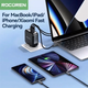 Кабель Rocoren Type-C to Type-C 60W 0.5м - изображение 3