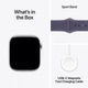 Smartwatch Apple Watch Series 11&nbsp;GPS + Cellular 42mm Silver Aluminium Case with Purple Fog Sport Band S/M (MF8H4) - obraz 8