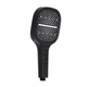 Лійка для ручного душу Qtap Rucni 130x130 мм QTRUC125BLM45957 Black Matt - изображение 1