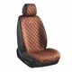 Преміум накидки для передніх сидінь CarLife Turbo, coffee 2шт SC30402 - зображення 1