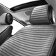 Преміум накидки для передніх сидінь CarLife Sport, grey 2шт SC10202 - зображення 4