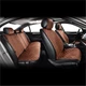 Комплект преміум накидок для сидінь CarLife Turbo, coffee SC30404 - зображення 7