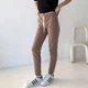 Спортивные брюки из трехнитки на флисе 4XL капучино (126) - изображение 1