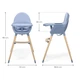 Стульчик для кормления 2 в 1 Kinderkraft Fini 2 Nordic Breeze (KHFINI02NOR0000) - изображение 6