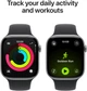Smartwatch Apple Watch Series 11&nbsp;GPS + Cellular 46mm Space Grey Aluminium Case with Black Sport Band M/L (MFCA4) - obraz 4