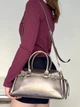 Стильна жіноча сумка з екошкіри David Jones CM7699 - бронзовий металік - изображение 3