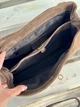 Сумка через плече натуральна замша 03829 - шоколад - зображення 8