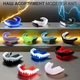 Капа для бокса боксерская Вампир для мма бокс GDragon Sport детская подростковая для боксеров карате тхэквондо кикбоксинга тайского бокса единоборств защитная для зубов спортивная с клыками силиконовая из термопластика Розовая 1_2_m_6 - изображение 11