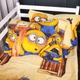 Простынь MirSon Бязь 17-0899 Minions Fun 150 х 220 см (2200012395806) - изображение 1
