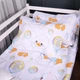 Комплект постільної білизни Mirson Полуторний 143х210 см 17-0895 Baby Ducks white Бязь (2200012392843) - зображення 2