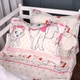Простынь MirSon Бязь 17-0904 Little Pink Kitty 150 х 220 см (2200012399569) - изображение 1