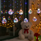 Гирлянда (Штора) Елка Copper curtain ball lamp 3m*1.5m 200 Led Мультицветная от 220V - изображение 2