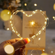 Светодиодная гирлянда Xmas Капля росы 100 Led 10m на медной проволоке Теплый и белый от батареек+USB - изображение 2