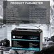 Акумулятор LiFePO4 TTWEN GRADE A 12,8V 100Ah з BMS, літій-залізо-фосфатна батарея для ДБЖ, RV, сонячних систем, струм розряду 100A - зображення 2