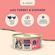 Полнорационный консервированный корм HOME FOOD для взрослых кошек с индейкой и курицей в соусе, 85 г - изображение 2