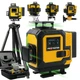 Лазерный уровень 16 линий 4D (2xH360/2xV360, LCD-дисплей, пульт ДУ + ШТАТИВ - зеленый луч) PROTESTER LL616G-TR - изображение 3