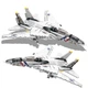 Конструктор Reobrix 33032 Реактивный истребитель самолет F14 Tomcat 1443 детали - изображение 4