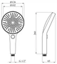 Ручная лейка для душа Kroner Element 2801552923Z-5301 - изображение 4