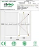 Окно Теплое Steko 1000х1000 мм 3-стекла + аргон, правое - изображение 2