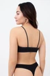 Бесшовний топ в рубчик на тонких бретелях Giulia CAMI TOP RIB S/M Black, Бесшовний топ в рубчик - изображение 3