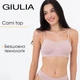 Безшовний топ на тонких бретелях Giulia CAMI TOP S/M Pink-burnished lilac, жіночий топ з мікрофібри - зображення 1