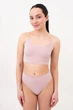 Безшовний топ на тонких бретелях Giulia CAMI TOP BRAID S/M Pink-burnished lilac, Спортивний топ на тонких бретелях - зображення 5