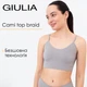 Бесшовный топ на тонких бретелях Giulia CAMI TOP BRAID L/XL Grey-griffin, Майка на тонких бретелях - изображение 1