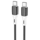Дата кабель Borofone BX79 Type-C to Type-C 60W (1m) Чорний - изображение 1