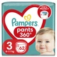 Підгузки Pampers трусики Pampers Pants Розмір 3 (6-11кг) 62 шт (8006540069233) - изображение 2