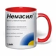 Чашка с печатью "Немасил" (цвет красный) (35383) - изображение 2