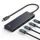 Концентратор UGREEN USB-C to 4xUSB-C 3.2 Gen2 10Gbps CM806 black (35584) - изображение 1