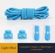 Эластичные круглые шнурки для обуви FASTLACES T1-4 Light Blue - изображение 1