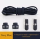 Эластичные круглые шнурки для обуви FASTLACES T1-4 Navy Blue - изображение 1