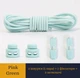 Эластичные круглые шнурки для обуви FASTLACES T1-4 Pink Green - изображение 1