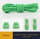 Эластичные круглые шнурки для обуви FASTLACES T1-4 Green - изображение 1