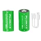 Аккумуляторные батареи Тип D (R20) с USB Type-C 11000mWh (2 шт + кабель) (162290-2) - изображение 1