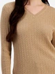 Пуловер женский Tommy Hilfiger 863694433 S Бежевый (1159849697) - изображение 3