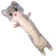 Мягкая игрушка-обнимашка Кот батон серый 110 см MIC L2406 - изображение 1