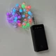 Гірлянда Матова кулька Smart RGB 10 м 50 лампочок, світлодіодна декоративна святкова гірлянда з Bluetooth, пультом ДК та керуванням через додаток, для дому, кімнати, ялинки, свят і вечірок, BRG-897 - зображення 10