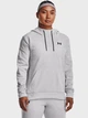 Худи теплое женское Under Armour Fleece LC Hoodie 1373055-014 M Gray (196039064066) - изображение 5