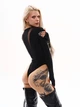 Боди из стрейча кулира Шайн TUR WEAR Черный M - изображение 5