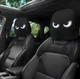 Чохол з очима на підголівник автомобільного крісла в авто Очі на крісло Універсальний розмір Чорний Комплект 2 штуки - зображення 1