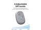 Миша UGREEN MU105 Portable Gray (90669) - изображение 4