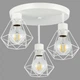 Стельова люстра з 3 плафонами в стилі лофт "Loft Trio Light" (52-102-3(3008) WH) - зображення 1
